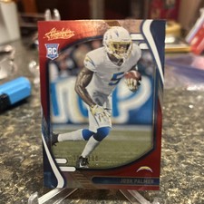 2021 Absolute Rookies Spectrum Red Signatures /100 Josh Palmer Rookie Auto RC