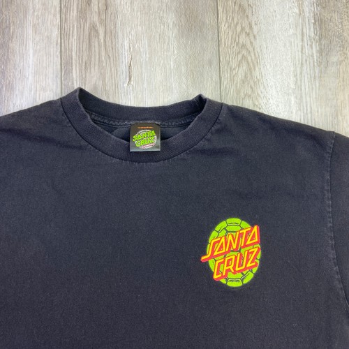 Santa Cruz Teenage Mutant Ninja Turtles TMNT Shirt Mens Medium Black Green Men * - Picture 8 of 12