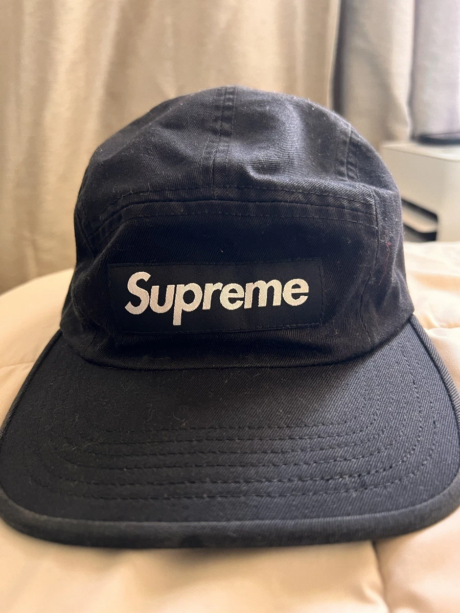 帽子 Supreme 5-Panel Cap Black Supreme Black 5 Panel Hats for Men for sale | eBay