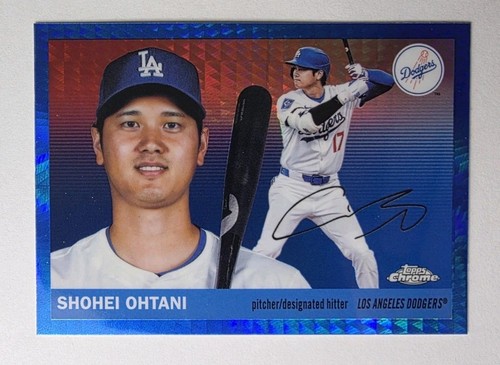 SHOHEI OHTANI 2025 Topps Chrome Platinum Anniversary #17 Blue Prism Refractor
