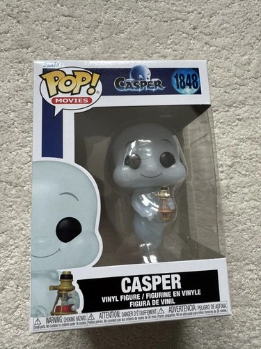 Funko Pop! Movies Casper #1848 Casper - The Friendly Ghost Figure w/Protector
