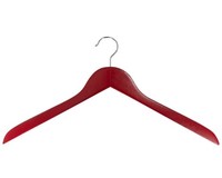 KleiderbüGel HolzbüGel GarderobenbüGel Rot Ohne Steg 45 Cm 50Er O. 100Er Set