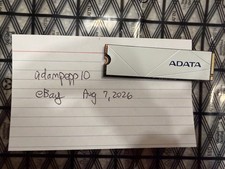 ADATA 2TB PCIe 4.0 x4 M.2 SSD for PS5/PC (APSFG-2T-CSUS) - 4 hours / 100%