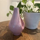 Vintage Red Wing Pottery M-1631 Charles Murphy MCM Pink Speckled Vase RARE