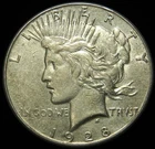 1928-S CIRCULATED SILVER PEACE DOLLAR, XF GRADE, ORIGINAL SURFACES, BETTER DATE
