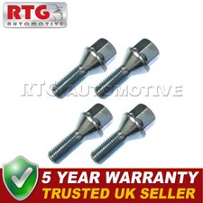 4x Wheel Bolts For Vauxhall Corsa/Combo B,C,D 00-14 4 Stud Alloy Wheels Silver