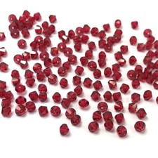Scarlet 276 red 3mm Genuine Swarovski crystal 5328 XILION Bicone Beads