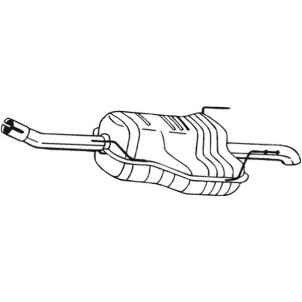 Bosal EndschalldäMpfer SchalldäMpfer Passend FüR Opel Zafira A 185-129-image