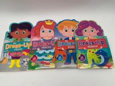 KIDS STICKERS BOOKS LOT OF 4 DRESS-UP 
