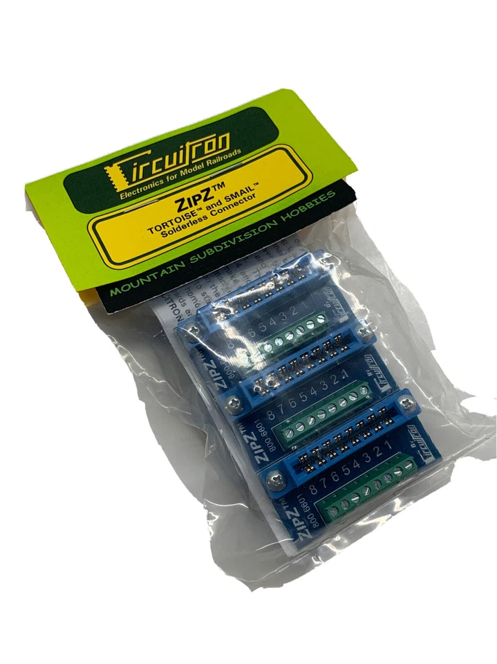 Circuitron 800-6606 ZipZ Solderless Connection System for Tortoise / Smail  6 Pk - Image 3 of 4