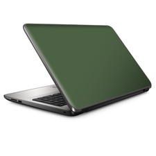 Universal Laptop Skins Wrap for 14" - Solid Olive Green