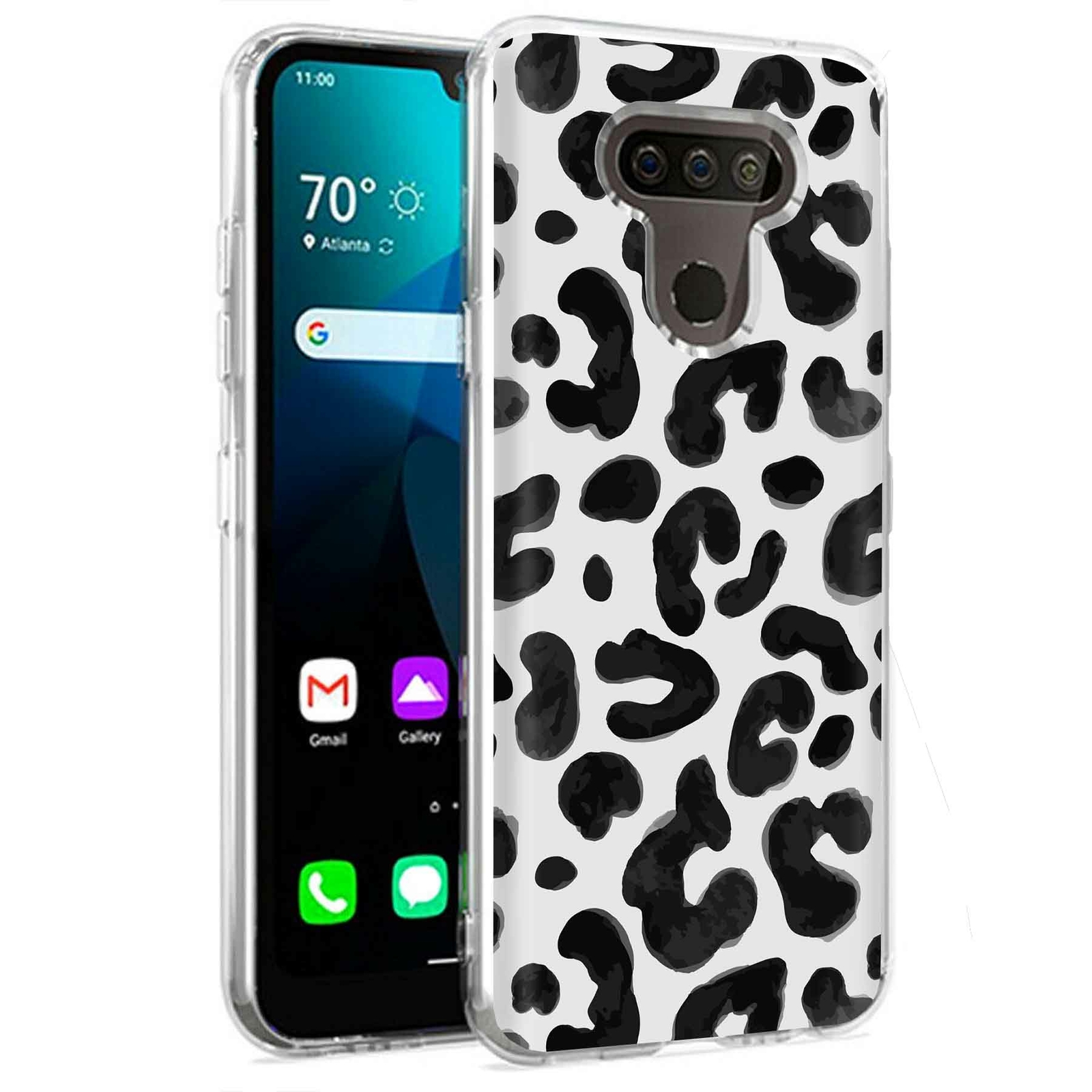 Phone Case for LG Harmony 4,Xpression Plus 3,K40S, Watercolor Fur 7 Print