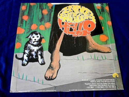 PRINCE~ RASPBERRY BERET~ HELLO~ NEAR MINT~ PAISLEY PARK~ RARE~ ~ 12" SINGLE - Picture 2 of 4