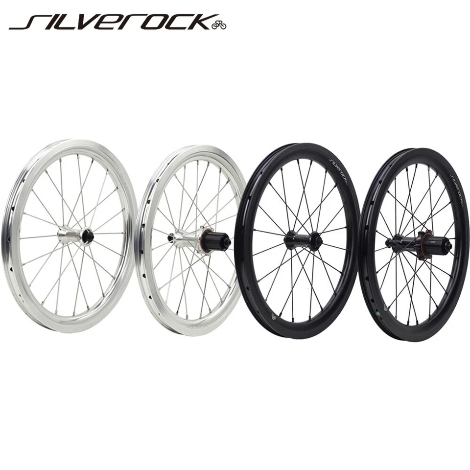 16inch Plus 349 Folding Bike Wheels V Brake Depth 30mm Rim Bicycle Wheelset - Image 2 of 4