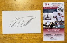Colin Powell Signed Autographed 3x5 Card JSA Certified General 