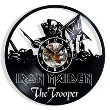 Iron Maiden Wall Clock - Retro Decor - Unique Home Accent - Perfect Gift
