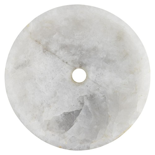 Crystal quartz rounf sink Washbasin Dec Vanity Handmade Home Bathroom - Picture 2 of 5