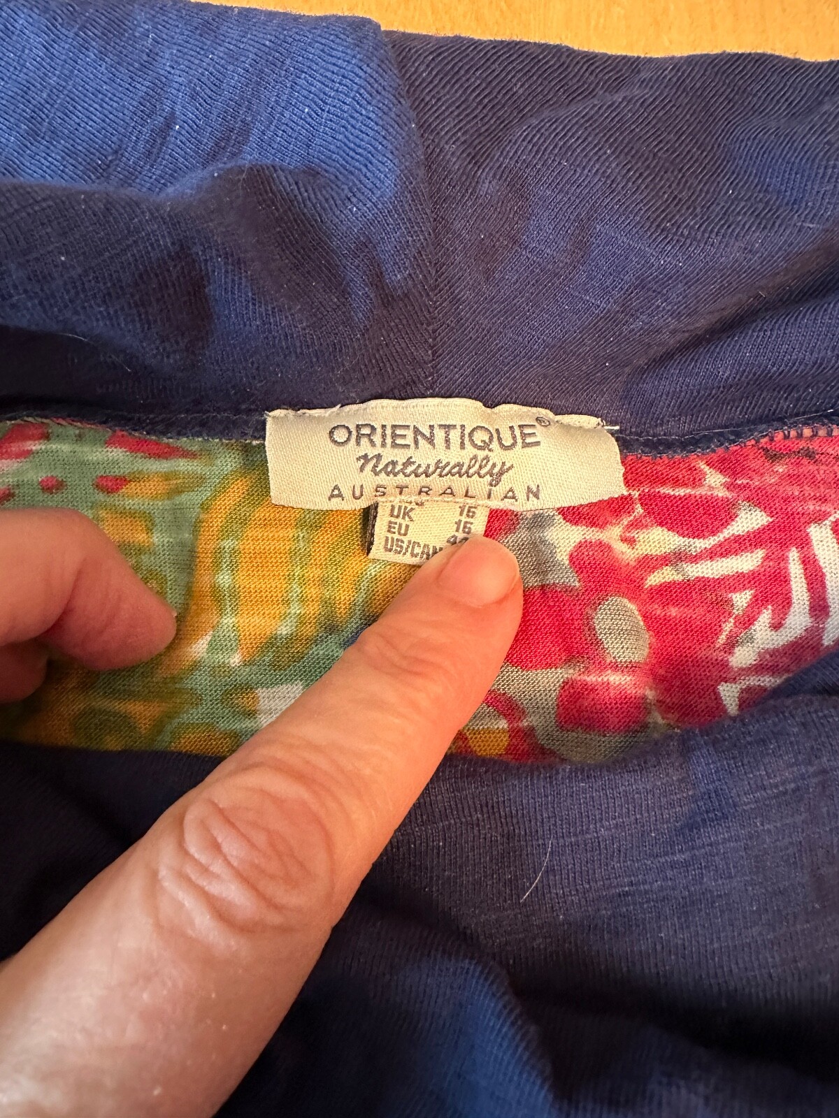 ORIENTIQUE NATURALLY AUSTRALIAN PATCHWORK TUNIC L… - image 4