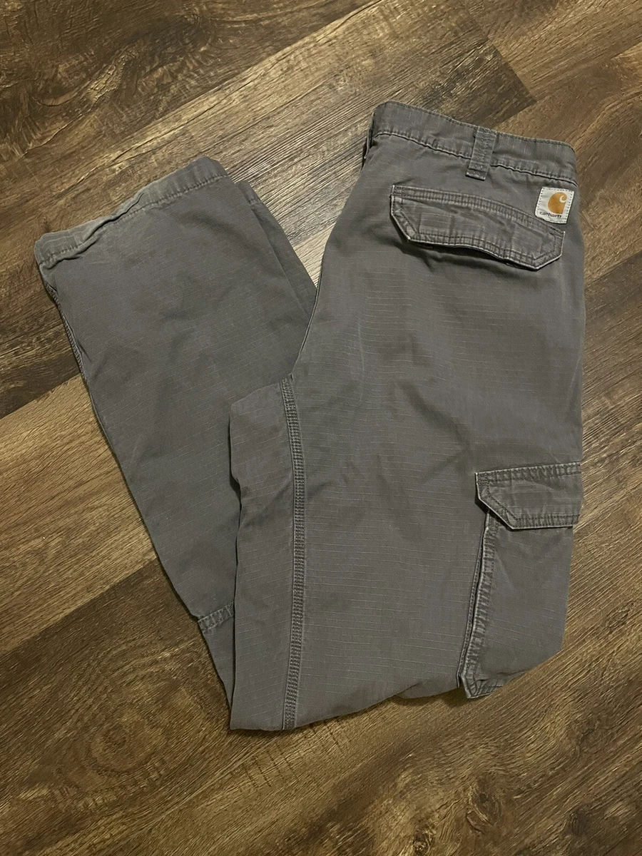 Carhartt G-Force Relaxed Fit Grey Cargo Work Pants Mens 36 x 34 (36x32)