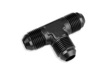 T-Stück Fitting Adapter Verbinder Anschluss Mann Mann Mann AN8/AN8/AN8 Schwarz