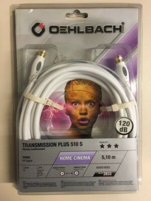 Oehlbach! Transmission plus 510 S 5,10m Sat-Kabel, Antennenkabel##