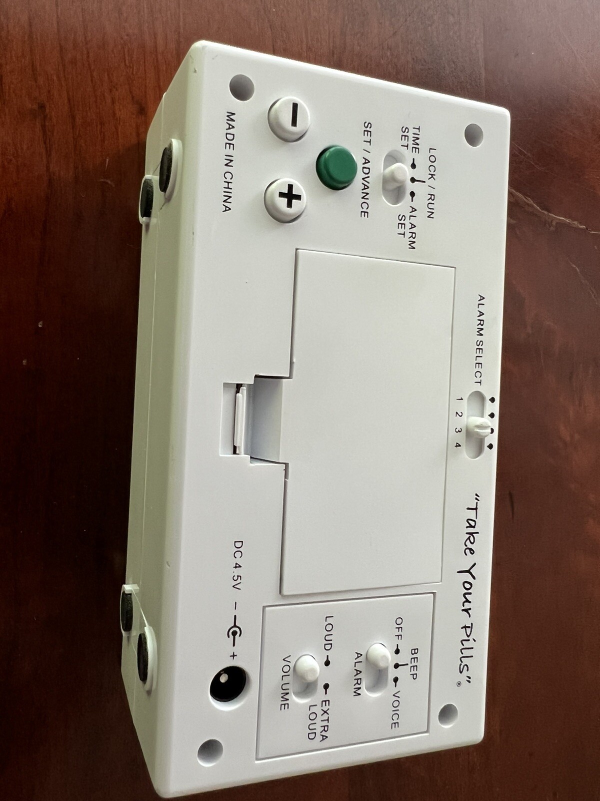 MedCenter Talking Alarm Clock | Medication Reminders Voice Notification. Tested