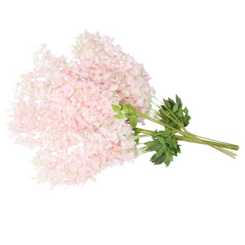 12 Pcs Artificial Hanging Baskets for Outdoors Wisteria Flower Branch