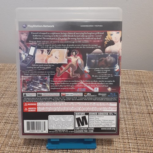 Catherine (Sony PlayStation 3, 2011) Roll Play Action Adventure - Picture 2 of 3