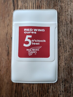 Red Wing Shoes Advertising Pocket Protector Cures 5 o'clock feet Minnesota Wings