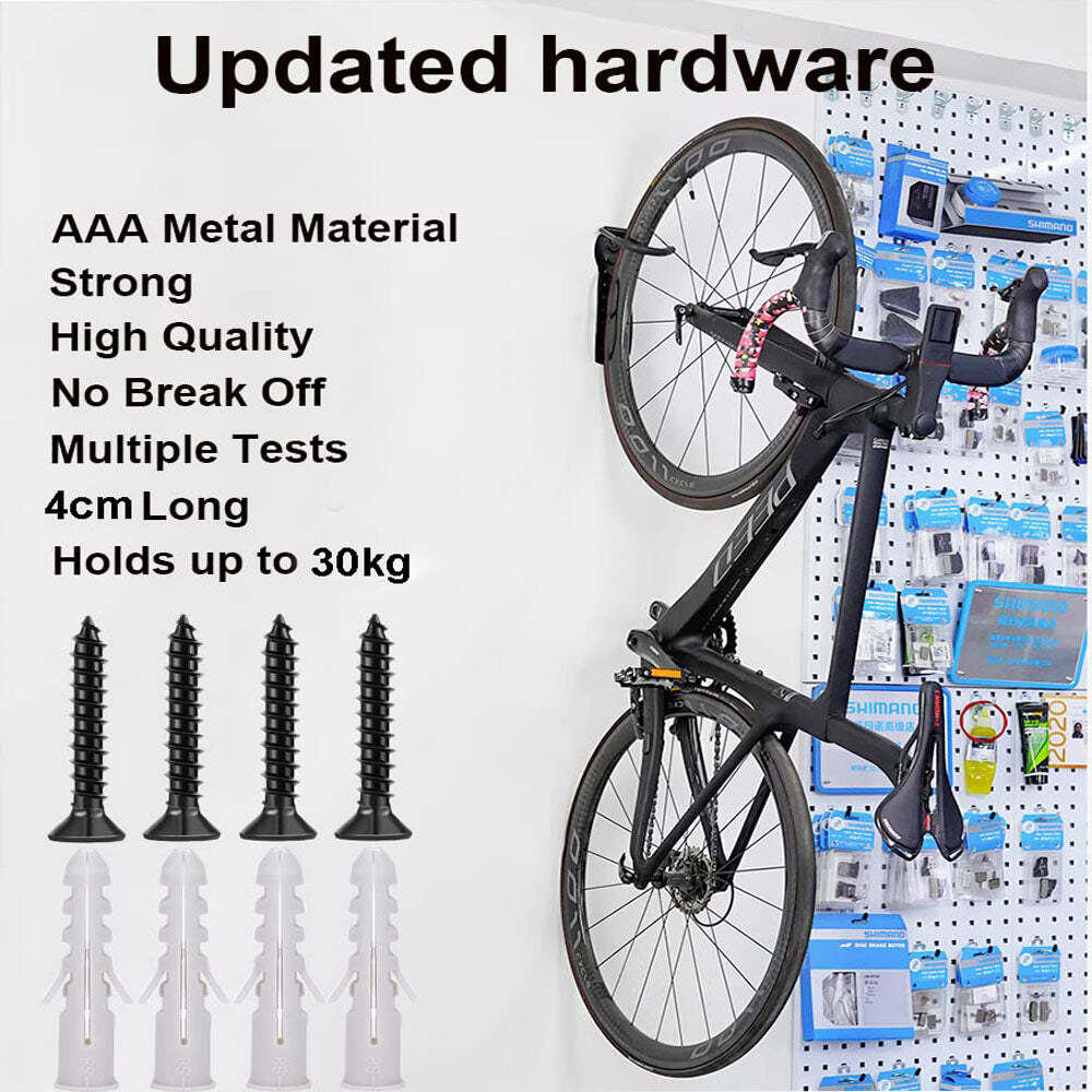 1x Bike Rack Garage Wall Mount Hanger Hooks Storage Bicycle Vertical
