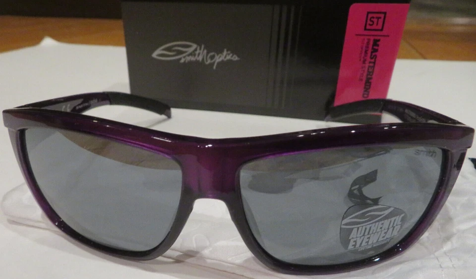 NUEVO SMITH OPTICS MASTERMIND Gafas de sol Púrpura Platino Lentes TLT 60-14 135 Foto 4 de 4