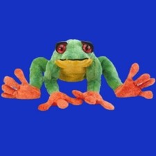 Ty Beanie Baby Panama the Tree Frog Stuffed Animal