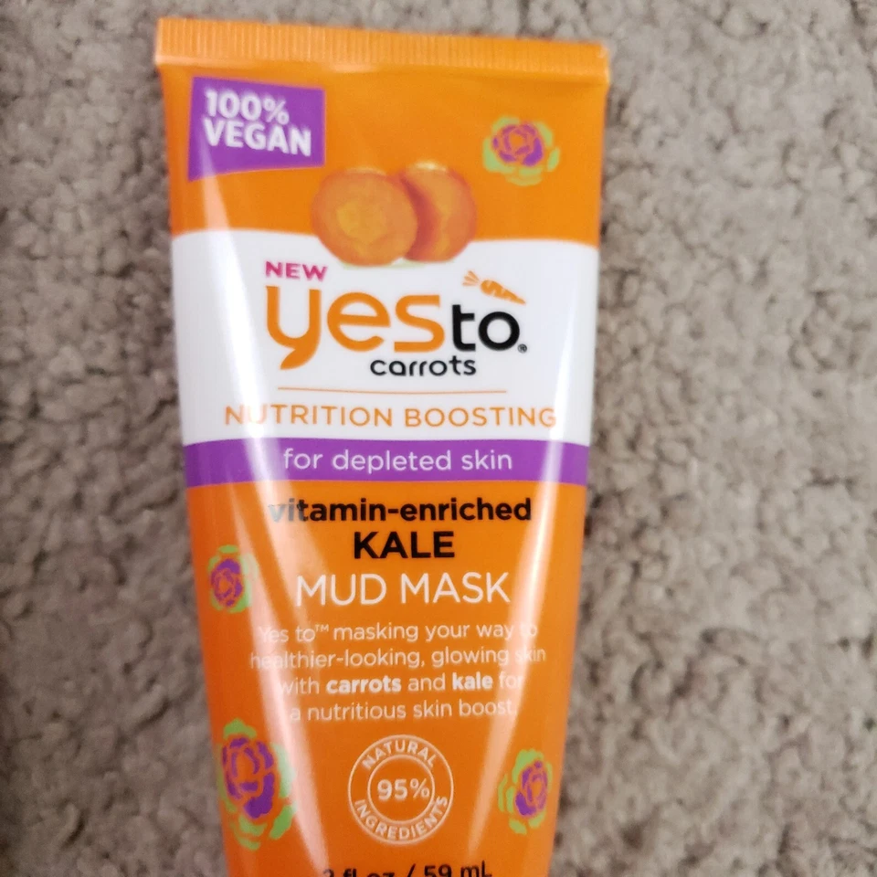 Lote de 2 mascarillas faciales Yes To To Zanahorias pomelo nutrición lodo exfoliante 2 oz Foto 2 de 4