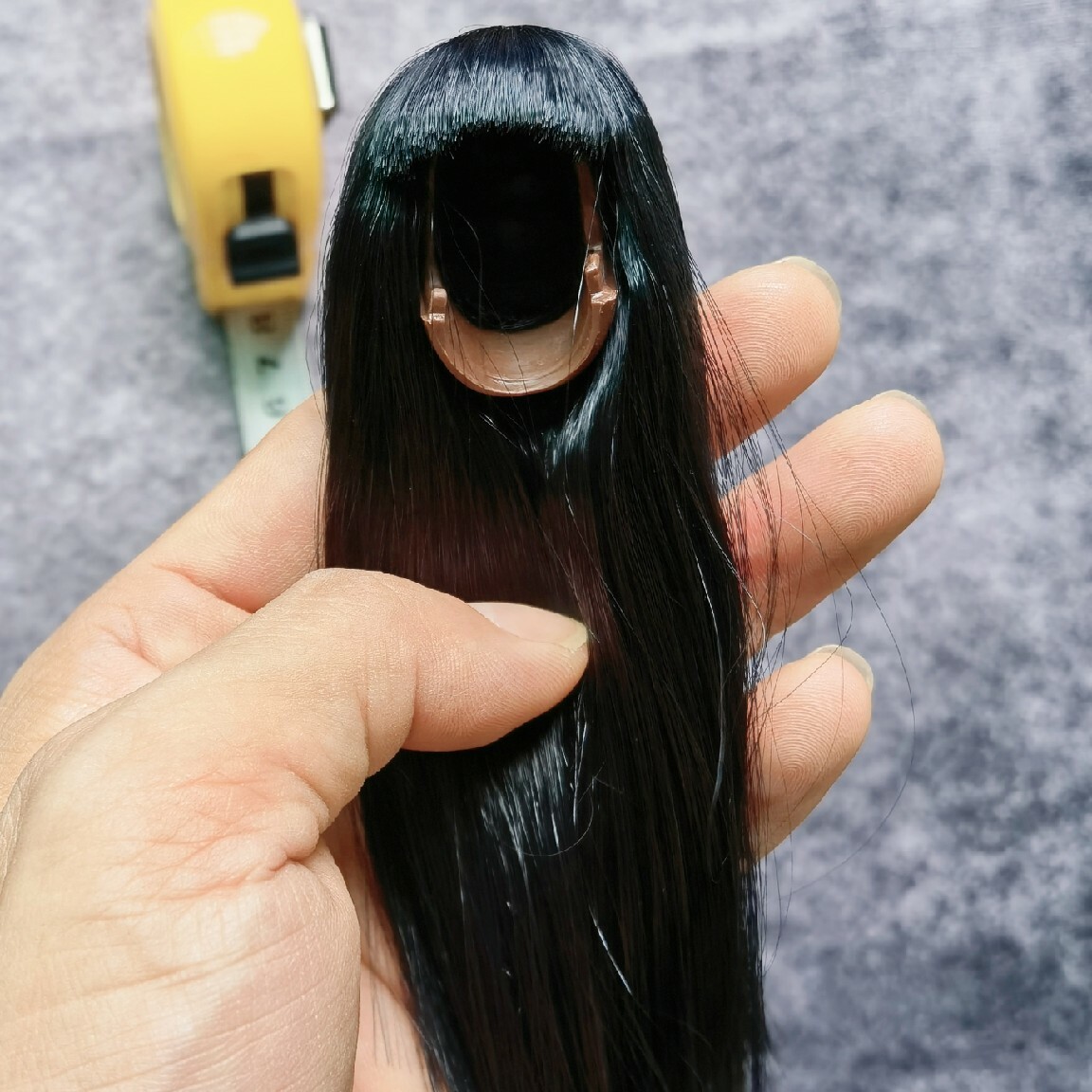 1/6 女性ヘッドD : Black Medium Straight Hair 1/6 女性ヘッドD : Black Medium Straight Hair 1/6 Black Long