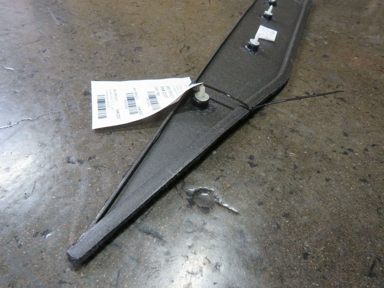 Ferrari California, LH, Left, Tunnel Carpet Trim Panel, Used, P/N 80679300