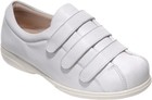 Cosyfeet Womens Casual Shoe Alison Wide Fit 6E Width White UK Sizes 3 to 6