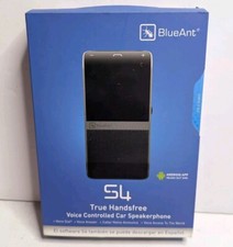 BlueAnt S4 Bluetooth Stereo Speaker with Multipoint, A2DP  Text-to-Speech Car