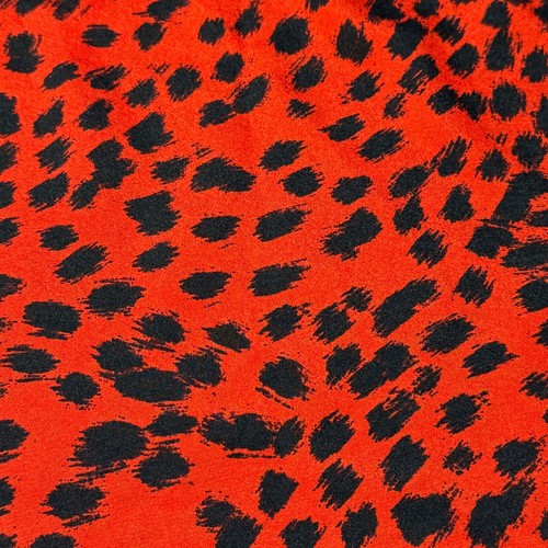 Lily White Racerback Tank Top Cheetah Print Sleeveless Casual Red M - Picture 2 of 4