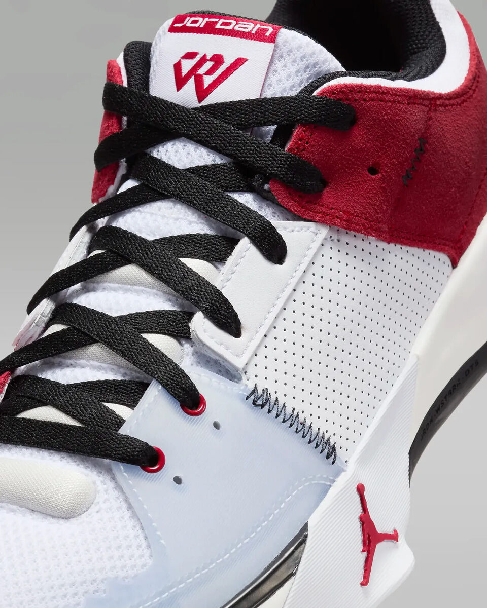 New Nike Jordan One Take 5 PF Shoes - White/ Sail/ Jim Red New Nike Jordan One Take 5 PF Shoes - White/ Sail/ Jim Red