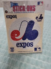 Montreal Expos Vintage 1989 Colorforms All Star Stick ons New Sealed no. 400