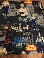 Vintage WWF WCW NWO Twin Bed Sheet Set 1999