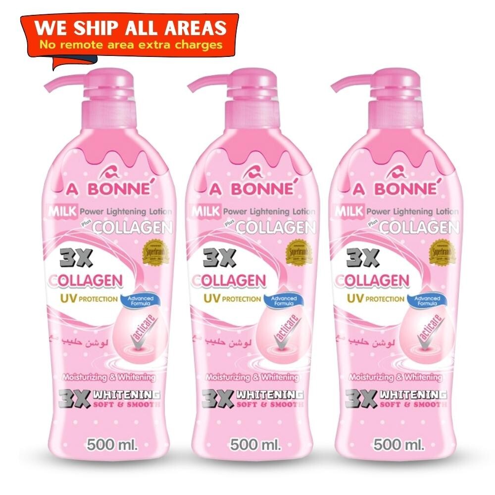 a Bonne Milk Power Lightening Lotion Plus Collagen 500ml X 2 for