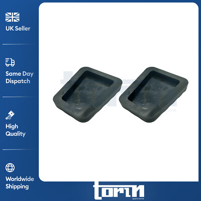 2X Brake Or Clutch Pedal Pad Rubber For Hyundai I30, Accent, Elantra - OEM 3282536000 Replacement Set