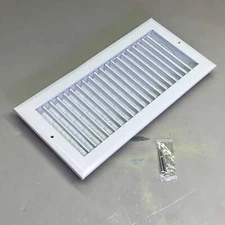 HART & COOLEY Sidewall/Ceiling Vent Adjustable 14" x 6" White A618MS 1406W