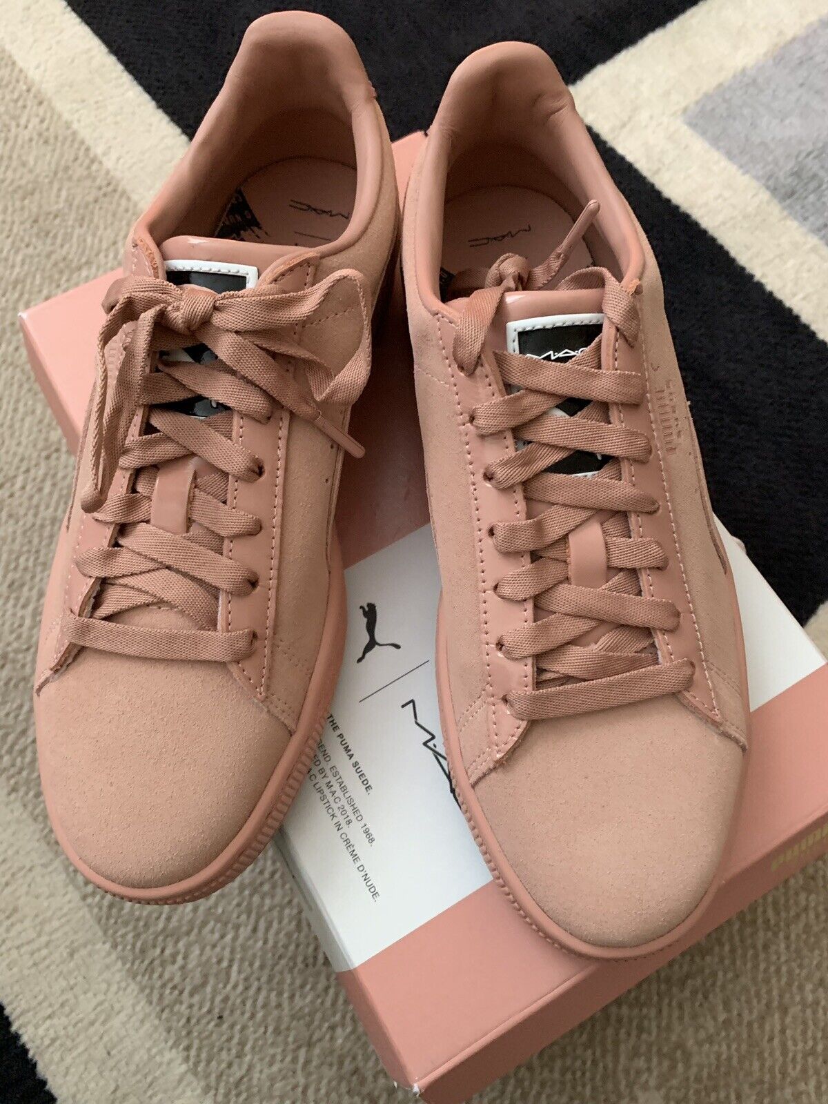 PUMA x MAC Crème De Nude Women&#039;s Suede Size | eBay