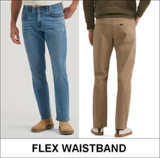 Lee Men's Extreme Motion Straight Taper Jean Flex Waistband