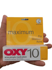 OXY 10 Maximum Creams For Stubborn Acne Pimple Treatment 25g x 1