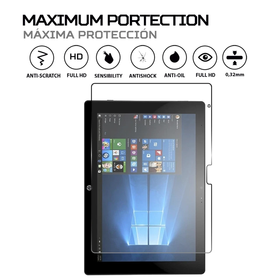 ANTISHOCK Protector Pantalla para Tablet HP Elite x2 1012 G1 Foto 2 de 4