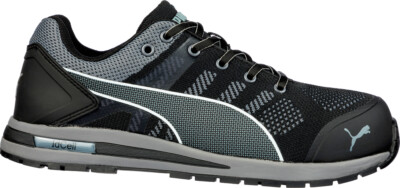 PUMA SAFETY Elevate Knit Black Low S1P ESD HRO SRC schwarz-grau Gr. 45 (643160)