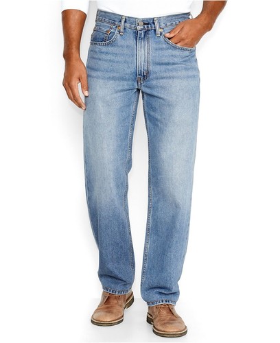 Levis 550 Relaxed Fit Medium Blue Jeans 